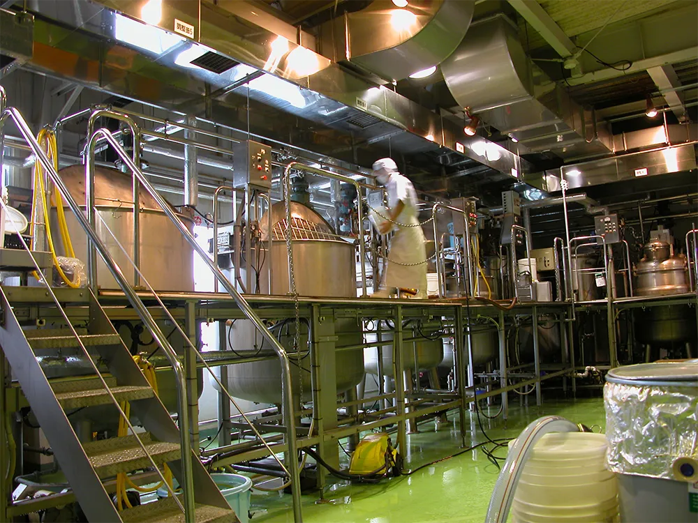 製造過程のこだわり（製造現場の写真）