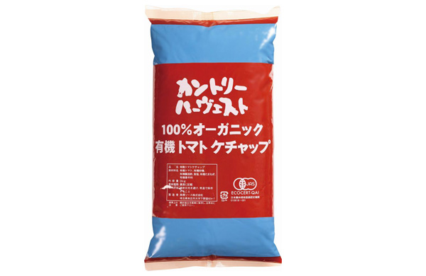 タカハシソース カントリーハーヴェスト 有機トマトケチャップ 人気 送料無料 1200個 商品 40×30 6g 017076